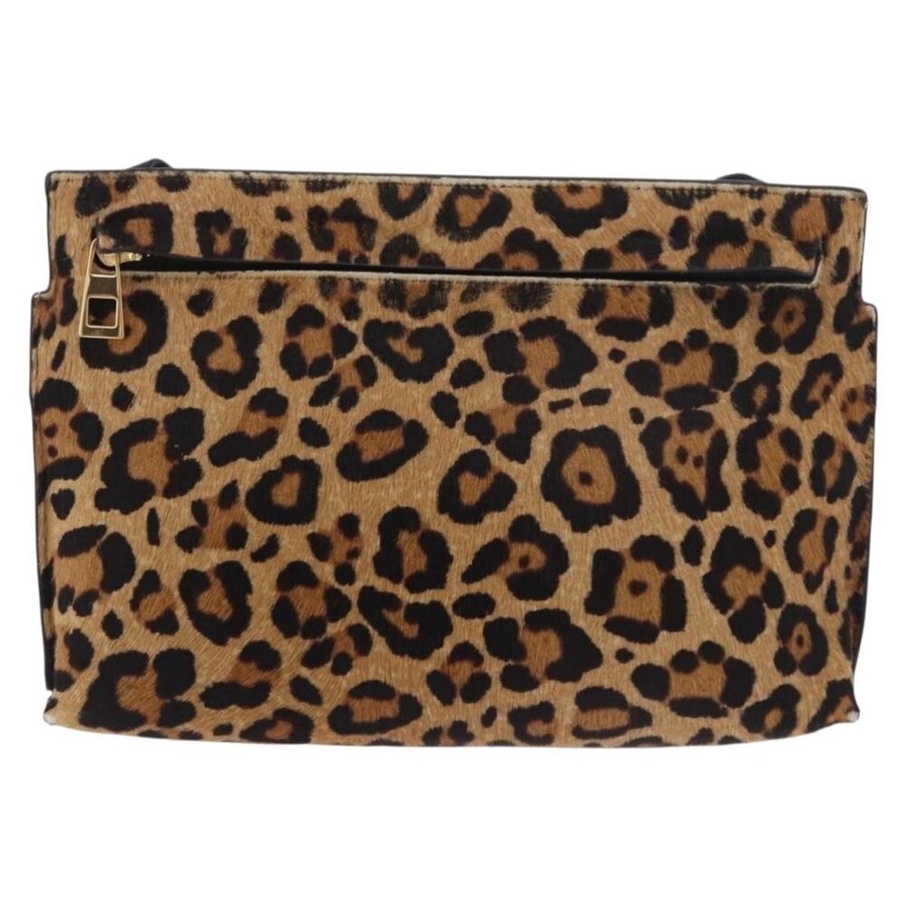 Loewe Leather Shoulder Bag Harako Brown
